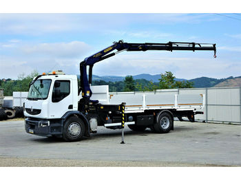 Dropside/ Flatbed truck Renault  Premium 280 DXI Pritsche 6,20m+Kran*Topzustand!: picture 1