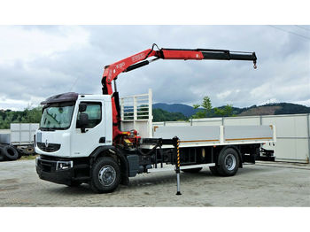 Dropside/ Flatbed truck Renault  Premium 280 DXI Pritsche 6,60m+Kran*Topzustand!: picture 1