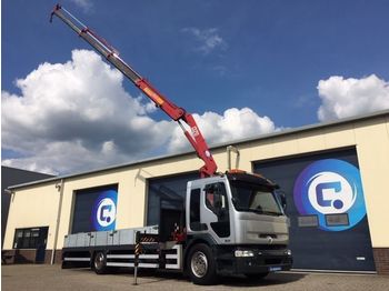 Dropside/ Flatbed truck Renault Premium 320 DCI 4x2 MANUAL Gearbox+ HMF 1320 Crane with remote control Nice Truck !!: picture 1