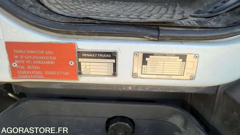 Truck Renault Premium 380 - 2011 - 483100kms - BL055KP