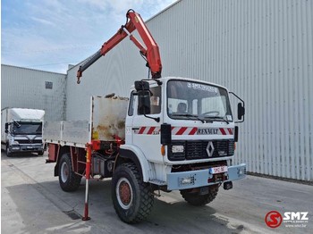 Dropside/ Flatbed truck, Crane truck Renault S 170 fassi F 65: picture 1