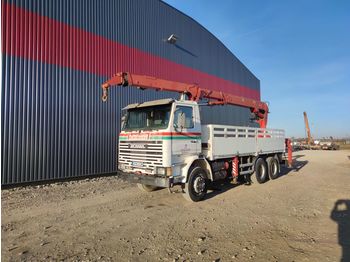 Dropside/ Flatbed truck, Crane truck SCANIA 113 H 360, top condition: picture 1