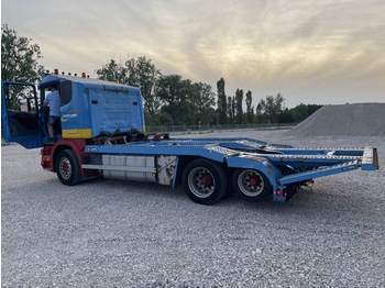 Autotransporter truck for transportation of heavy machinery SCANIA 164 480 V8 GS MEPPEL: picture 3