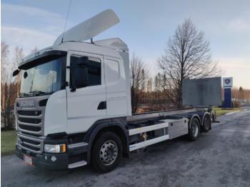 Container transporter/ Swap body truck SCANIA G490: picture 1