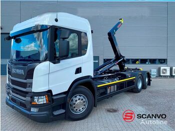 Hook lift truck SCANIA P410: picture 1