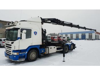 Hook lift truck SCANIA P 450: picture 1
