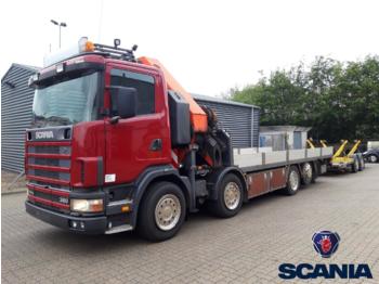 Dropside/ Flatbed truck SCANIA R114: picture 1