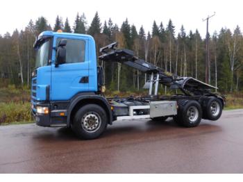 Container transporter/ Swap body truck SCANIA R114: picture 1