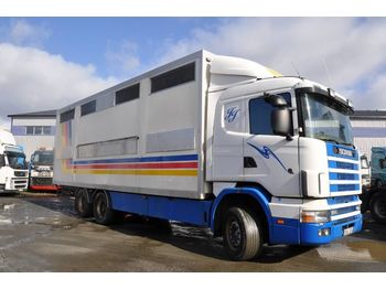 Livestock truck SCANIA R124 LB6X2NB400: picture 1
