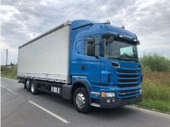 Curtainsider truck SCANIA R440 6x2 P+P+HF: picture 1