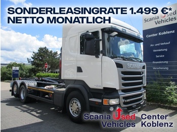 Hook lift truck SCANIA R450 - 6X2 MNB - HIAB Abrollkipper NEW - SCR ONLY: picture 1