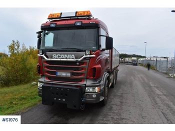 Tipper SCANIA R480 8x4 Tipp Truck Plow Equipped: picture 1