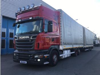 Curtainsider truck SCANIA R500: picture 1