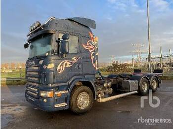 Dropside/ Flatbed truck SCANIA R560 6x2 Sleeper: picture 1