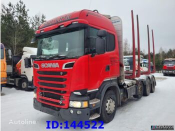 Timber truck SCANIA R580 8x4 Manual Full Steel Big Axles Euro6: picture 1