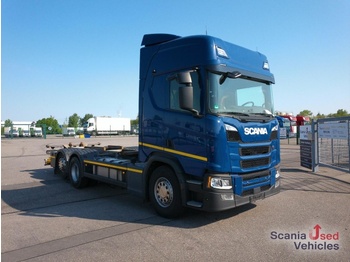 Container transporter/ Swap body truck SCANIA R 410 B6x2*4NB Lenk- Liftachse BDF NAVI DAB Kamera: picture 1