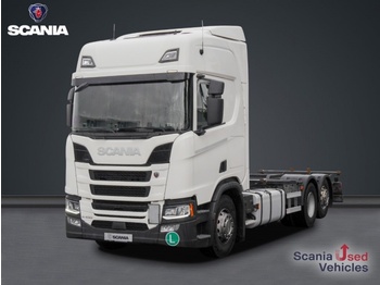 Container transporter/ Swap body truck SCANIA R 450 B6x2*4NB Lenkachse, Standklima: picture 1