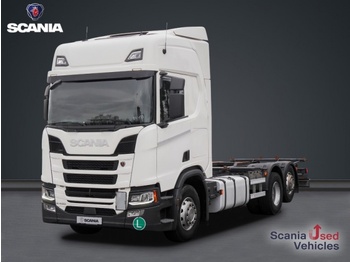 Container transporter/ Swap body truck SCANIA R 450 B6x2*4NB Lenkachse, Standklima: picture 1