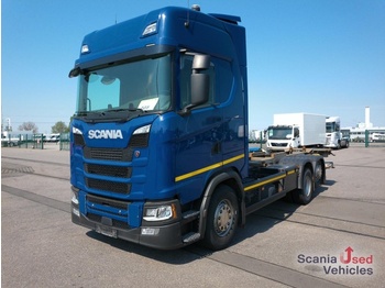Container transporter/ Swap body truck SCANIA S 450 B6x2*4NB !! S-Model !!! LBW NAVI DAB Kamera: picture 1