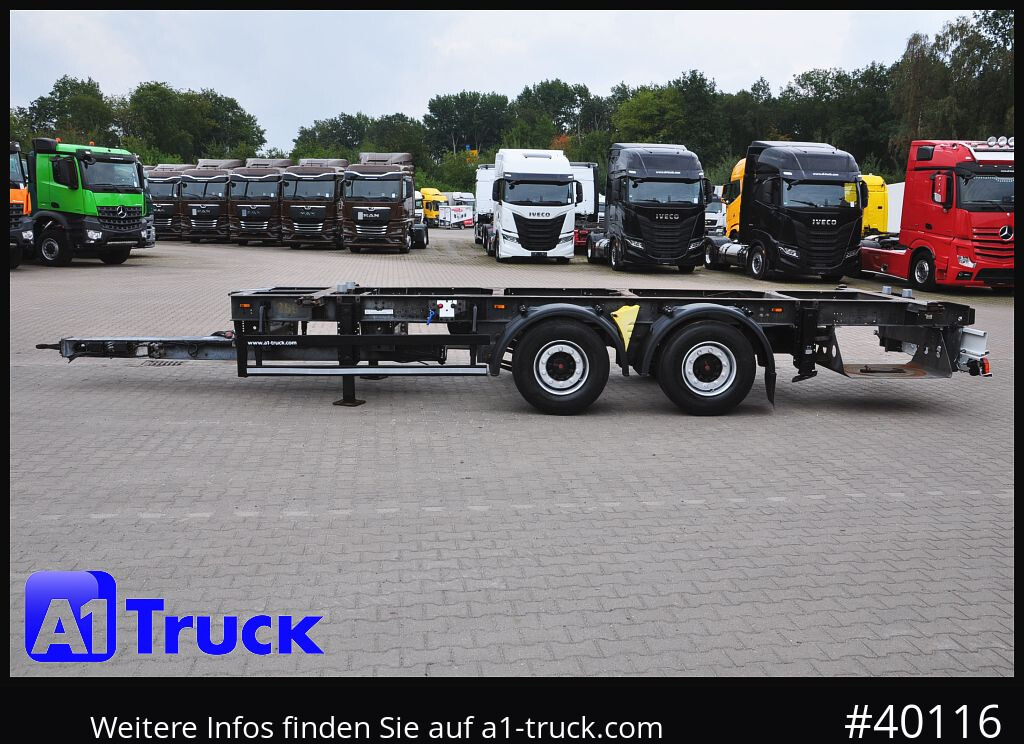 Truck SCHMITZ tandem, verzinkt, oben oder unten gekuppelt, verstellbar
