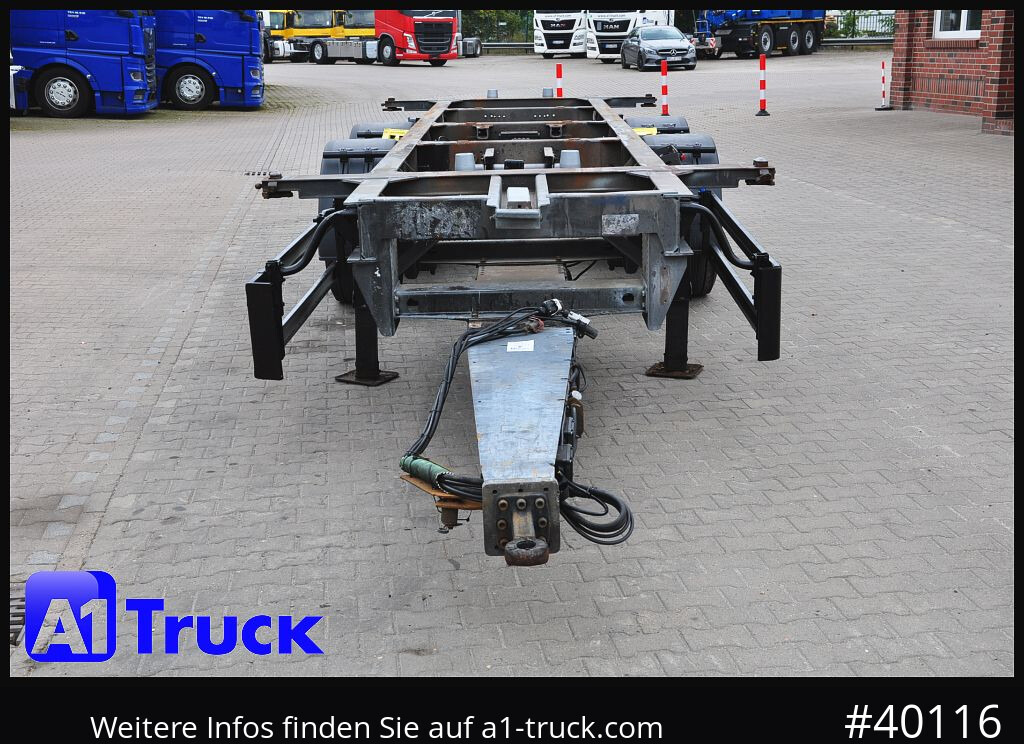 Truck SCHMITZ tandem, verzinkt, oben oder unten gekuppelt, verstellbar