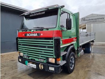 Dropside/ Flatbed truck Scania 112 340 4X2 stake body - SPRING: picture 1