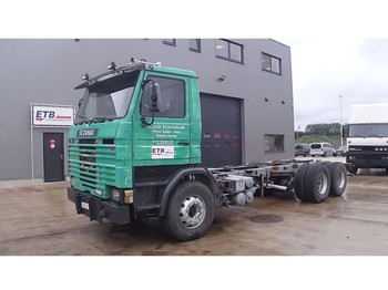 Cab chassis truck Scania 113 - 360 (6X4 / FULL STEEL / MANUAL PUMP): picture 1