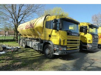 Tank truck for transportation of food Scania 114G340 6x2 5 Kammer Silo FFB, Klima, Bett: picture 1