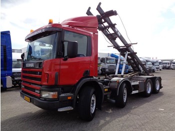 Skip loader truck Scania 114G 340 + Manual + 8X2 + PTO: picture 1