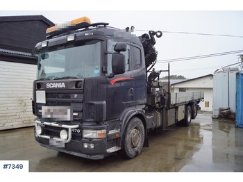 Dropside/ Flatbed truck Scania 124G: picture 1
