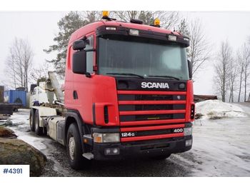 Skip loader truck Scania 124G: picture 1