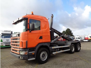 Hook lift truck Scania 124G 420 + hooksystem + 6x4: picture 1