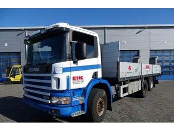 Dropside/ Flatbed truck Scania 124-360 MANUAL 6X2 FULL STEEL SUSPENSION 1997: picture 1