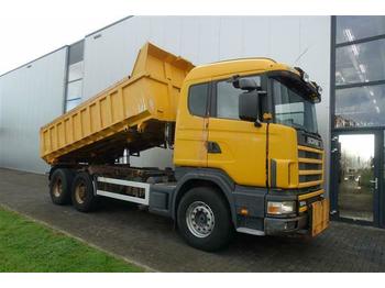 Cab chassis truck Scania 124.400 6X2 DUMPER MANUAL FULL STEEL: picture 1