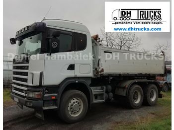 Tipper Scania 124-420 6x4 / RETARDER / NL 14 T / Schlafkabine: picture 1