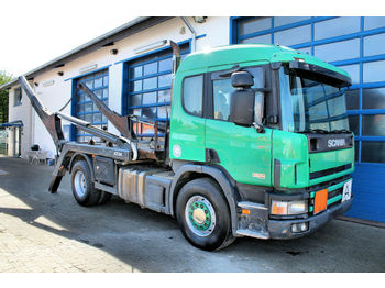 Skip loader truck Scania 124 G 420 4x2 ATLAS ASK 133T Blatt/Blatt: picture 1