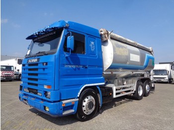 Tank truck Scania 143H 450 + Manual + 3 compartiments: picture 1