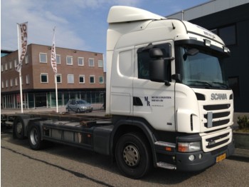 Container transporter/ Swap body truck Scania 420 6X2 Highline: picture 1
