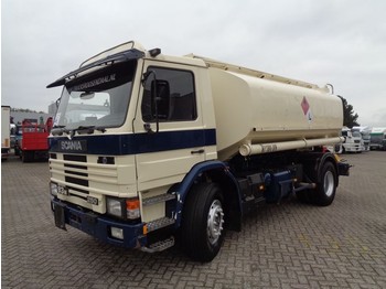 Tank truck Scania 93M 250 + Manual + 4 compartments 14000LITER: picture 1