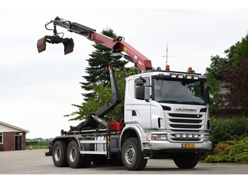 Hook lift truck, Crane truck Scania G400 G 400 B 6X6 !!KRAAN/HAAK!!EURO5!!: picture 1