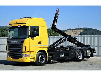 Hook lift truck Scania  G420 Abrollkipper 5,80m *6x2* Top Zustand: picture 1