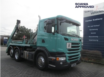 Skip loader truck Scania G440 LB6X2 MNA - MEILLER AK16 Absetzkipper: picture 1