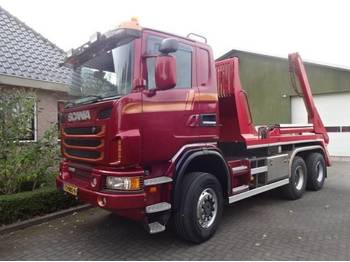 Hook lift truck Scania G450 6X6 BB Portaal Systeem: picture 1