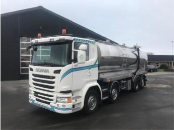 Tank truck for transportation of food Scania G490 8x2*6 Futter Tank EURO 6 Retarder: picture 1