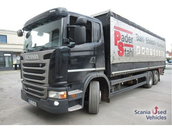 Curtainsider truck Scania G 410 LB6x2*4MNA Pritsche/Plane: picture 1