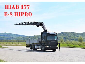 Crane truck Scania G 480*HIAB 377 E-8HIPRO/FUNK* TOPZUSTAND: picture 1