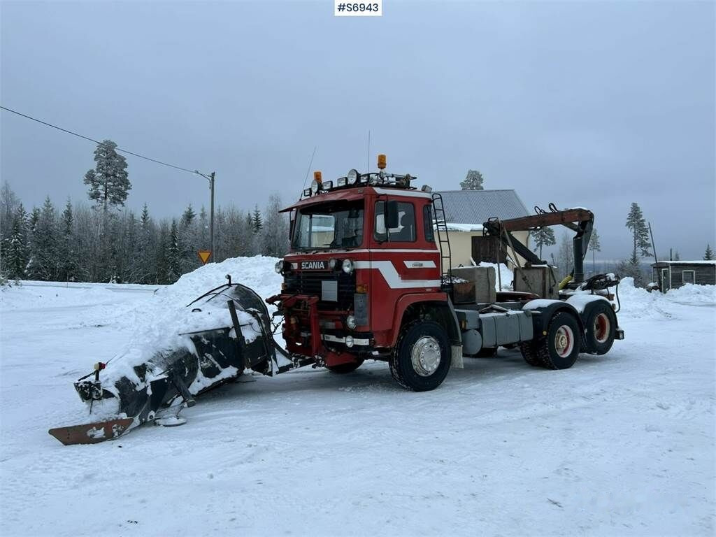 Cab chassis truck Scania LBS 111 with plow equipment, Tractor registered: picture 25