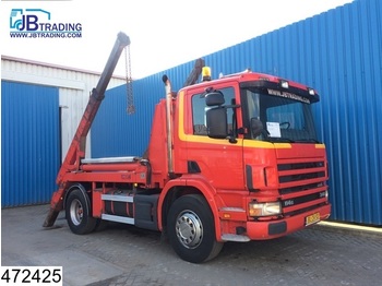 Skip loader truck Scania P114 340 airco: picture 1