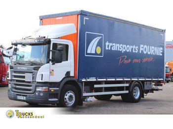 Curtainsider truck Scania P270 + Euro 5 + Dhollandia Lift + only 550.000 km !!!: picture 1