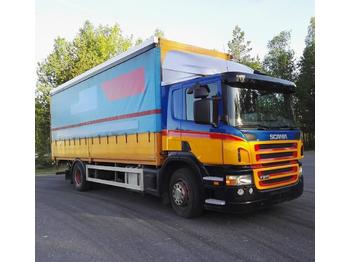 Curtainsider truck Scania P270 alulava liukukapeli+pl nostin: picture 1